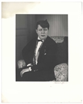 Berenice Abbott Signed Photo Mat of Her Portrait of Jane Heap -- Measures 16 x 20